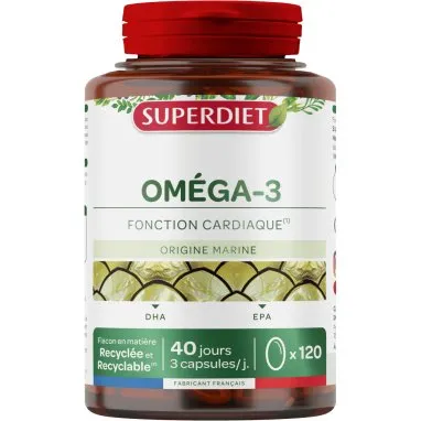 Super Diet Oméga 3 DHA EPA 120 capsules