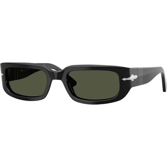 Persol PO3385S MEL 95/31 Lunettes de Soleil Acétate Noir et Vert