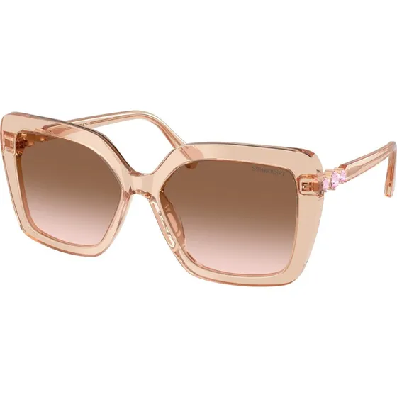 Swarovski SK6049 Lunettes de soleil Papillon en Acétate Marron