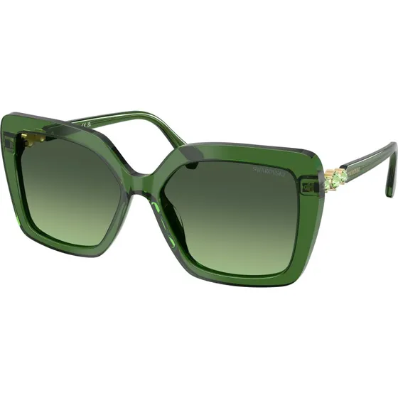 Swarovski Lunettes de Soleil SK6049 Vert Papillon pour Femme