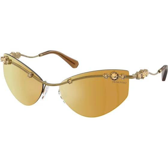 Swarovski Lunettes de Soleil SK7039 40427P Géométriques Or et Marron