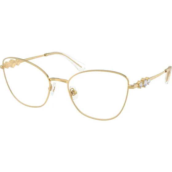 Swarovski SK1034 4004 Montures Optiques Eye Cat en Métal Or