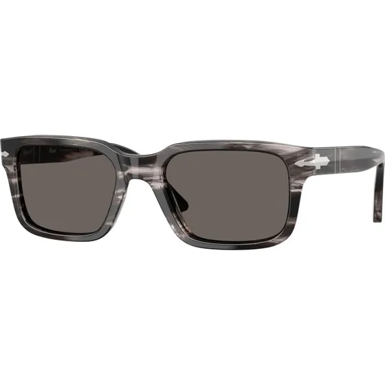 Persol PO3272S 1238B1 Lunettes de soleil carrées en acétate gris
