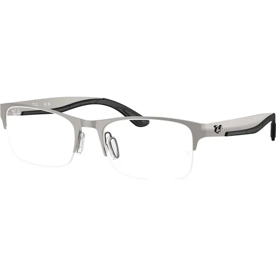 Ray-Ban RX7551 Montures Optiques Métal Carré Gris Transparent