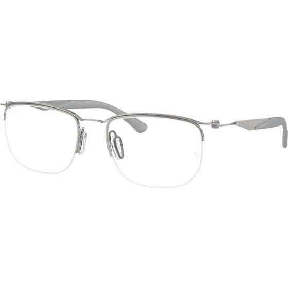 Ray-Ban RX7552 Montures Optiques Métal Carré Gris Transparent