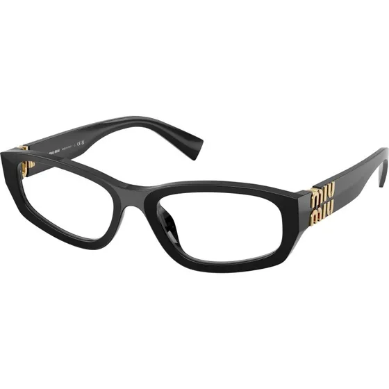 Miu Miu MU 04YV 16K1O1 Montures Optiques Acétate Noir Géométrique