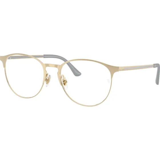 Ray-Ban RX6375 Montures Optiques Pantos en Métal Or