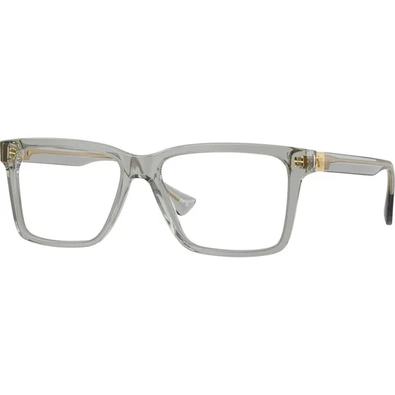 Versace Homme VE3328 5496 - Montures Optiques Carrées en Acétate Gris