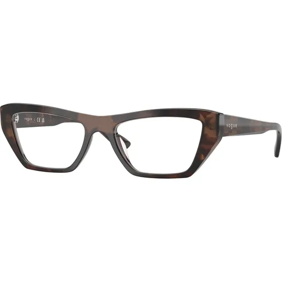 VOGUE EYEWEAR VO5701U 3279 - Monture Cat Eye Marron Transparent