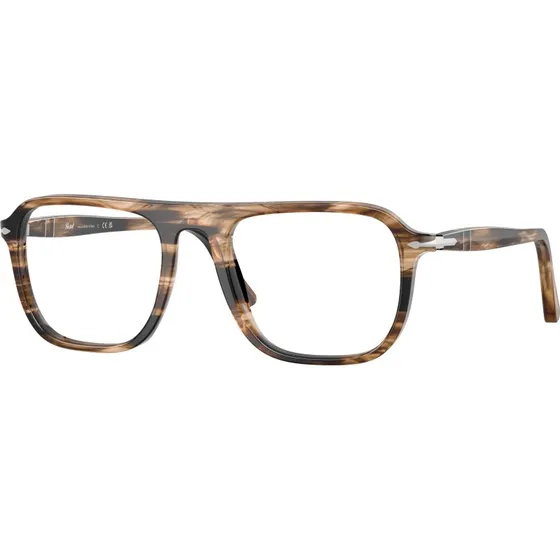 Persol PO3359V JACQUES 1236 - Montures Optiques Carrées en Acétate Noir