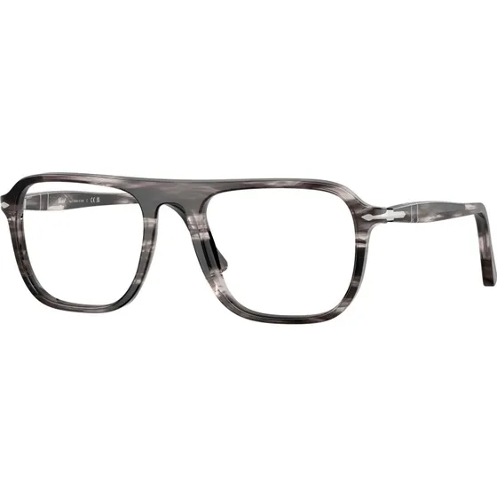 Persol PO3359V JACQUES 1238 - Montures Optiques Carrées en Acétate Noir
