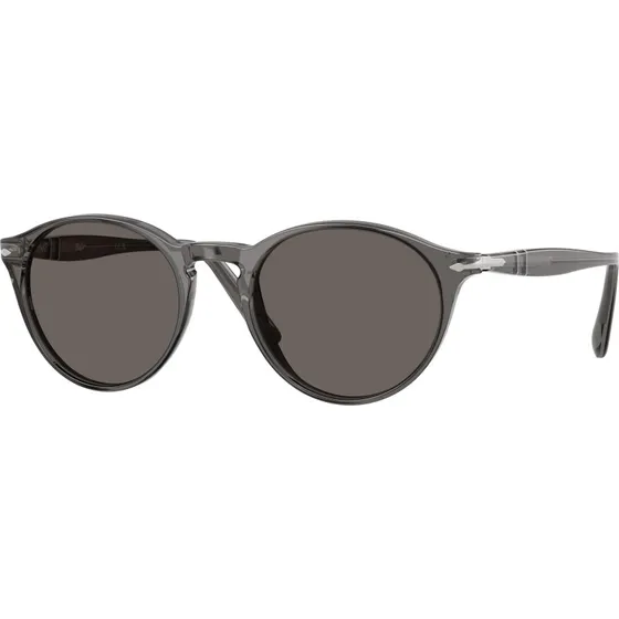 Persol PO3092SM 1196B1 Lunettes de Soleil Rondes en Acétate Gris