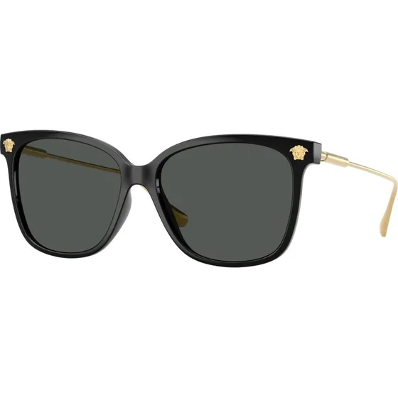 Versace VE4507U GB1/87 : Lunettes de soleil carrées noires et grises
