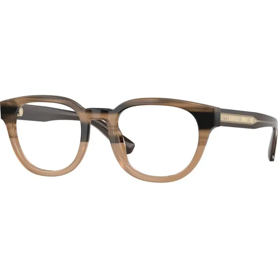 Burberry Homme BE2454 4207 - Montures Optiques Rondes Beige Transparent