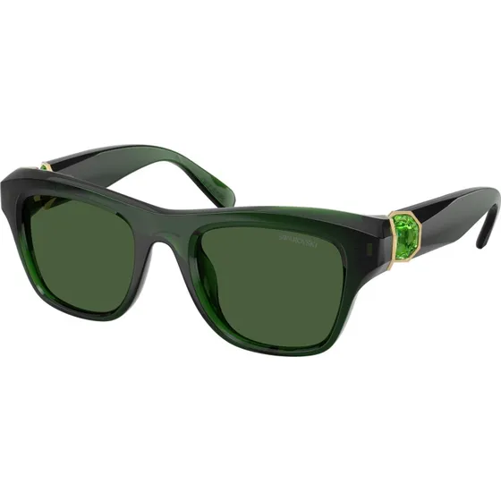 Swarovski SK6056U Lunettes de Soleil Vert pour Femme
