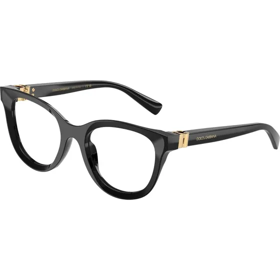 Dolce & Gabbana DG3437 501 - Lunettes de vue Pantos en acétate noir
