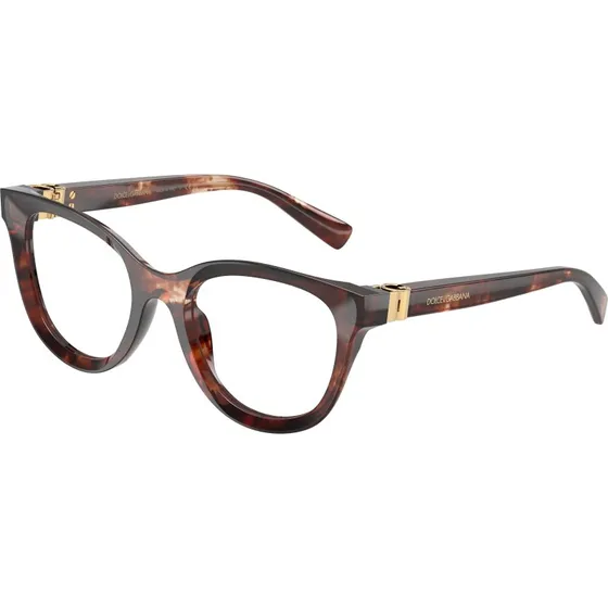 Dolce & Gabbana DG3437 3222 Montures Optiques Pantos Rouge Transparent