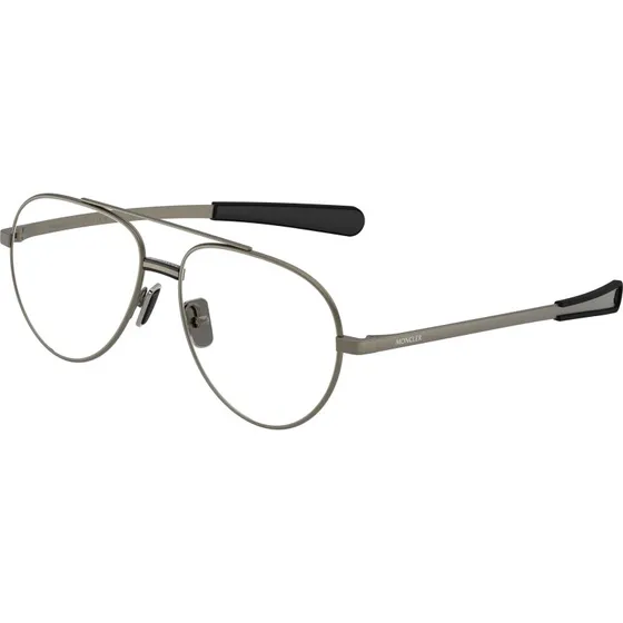 Moncler ME1008 - Lunettes de vue Pilote en Métal Gris
