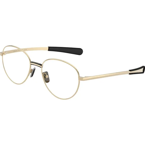 Moncler ME1009 1007 Lunettes Optiques Rondes en Métal Or