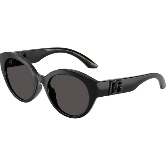 Dolce & Gabbana Enfant DX6010 Lunettes de Soleil Papillon Noir/Gris