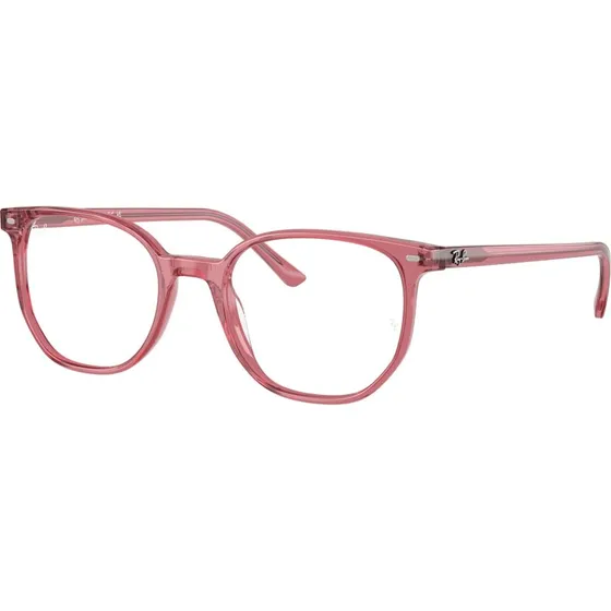 Ray-Ban RX5397 Elliot - Montures Optiques Géométriques Rose Transparent