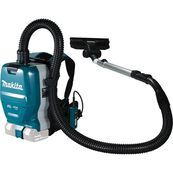 Makita DVC261ZX15 Aspirateur à dos sans fil 2x18V noir bleu