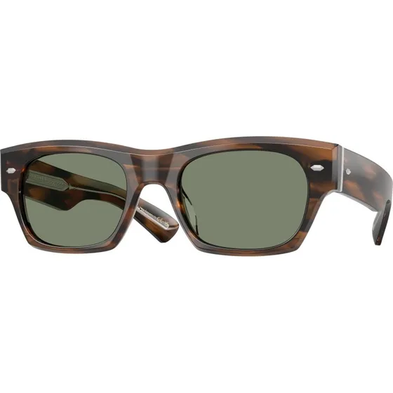 Oliver Peoples OV5514SU KASDAN Lunettes de Soleil Carrées Marron/Vert