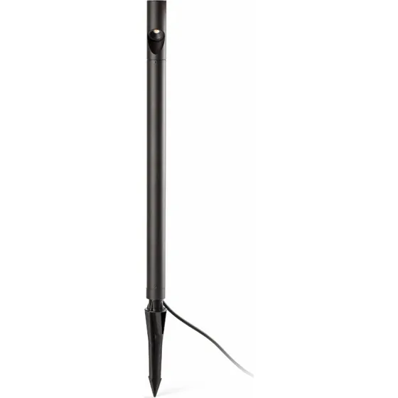 FARO BARCELONA Lampe sur piquet LED Bezel, noir, aluminium, 60 cm
