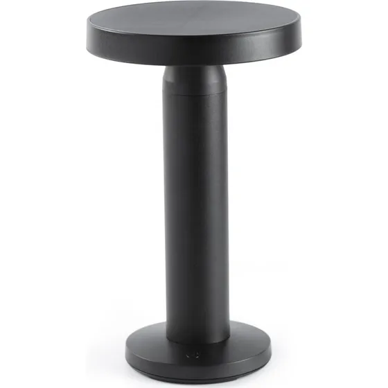 FARO BARCELONA Lampe à poser LED solaire Cairo, Noir, IP44