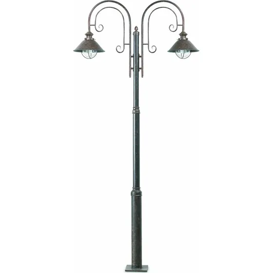 FARO BARCELONA Lampadaire Nautica 2 Lampes - Brun Rouille