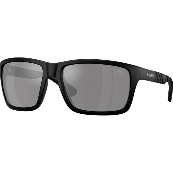 Burberry Homme BE4483 Lunettes de Soleil Carrées Noires et Grises