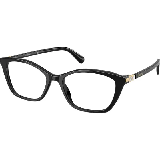 Swarovski SK2065 1001 - Montures Optiques Femme en Acétate Noir