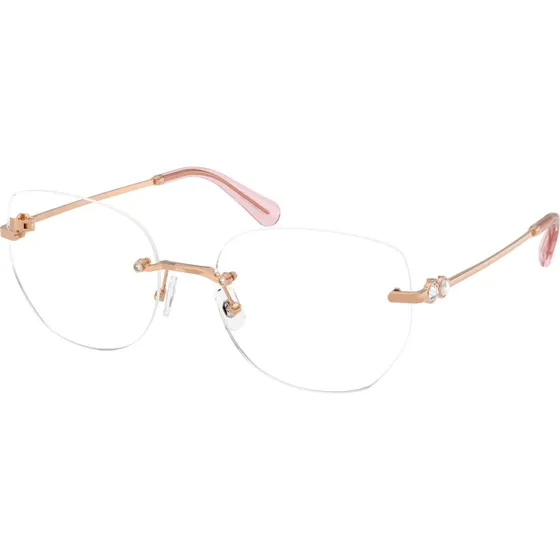 Swarovski SK1038 4014 Montures Optiques Rondes en Métal Or