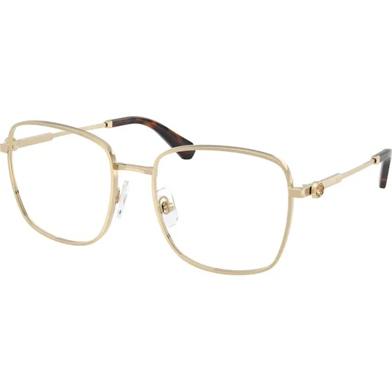 Swarovski SK1036 Montures Optiques Carrées en Métal Doré pour Femme
