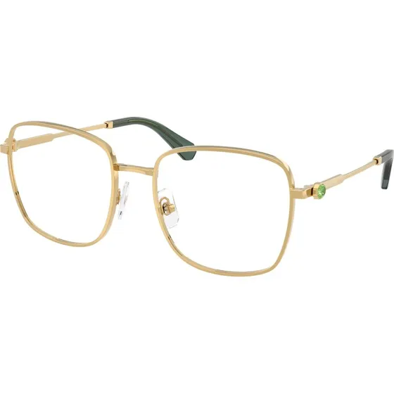 Swarovski SK1036 Montures Optiques Carrées en Métal Doré
