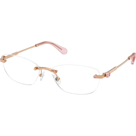 Swarovski SK1037 4014 Lunettes de vue rondes en métal or pour femme