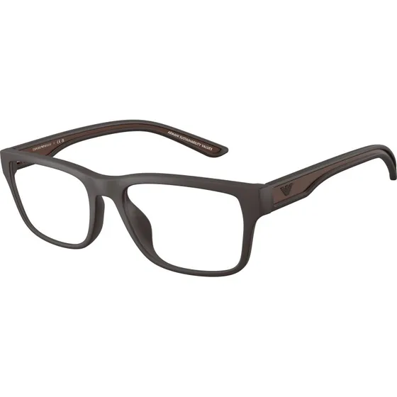 Emporio Armani EA3276U 6186 - Montures Optiques Marron Transparent