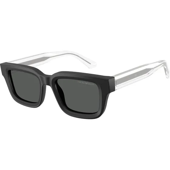 Emporio Armani EA4270 Lunettes de soleil Géométriques Noires