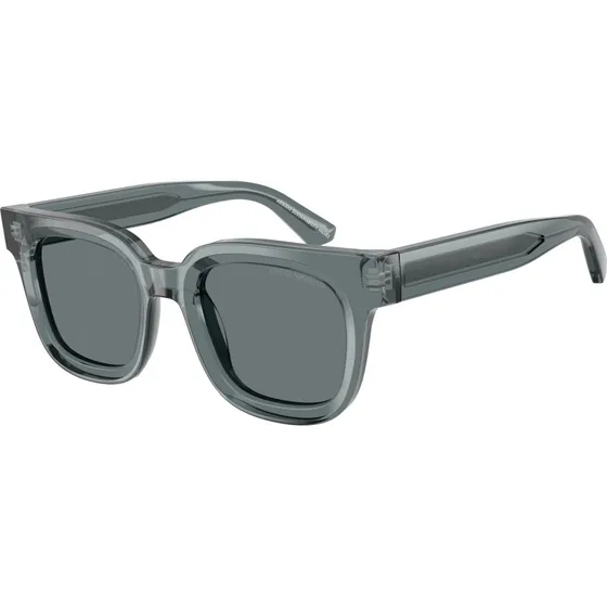 Emporio Armani EA4271 Lunettes de soleil géométriques gris bleu