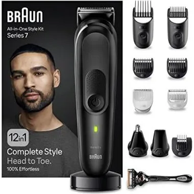 Braun MGK7460 Tondeuse Multi-usages 12-en-1 Multicolore