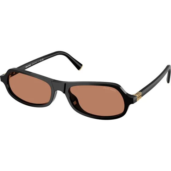 Miu Miu Lunettes de Soleil Géométriques MU B10SU Noir