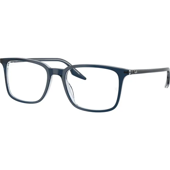 Ray-Ban RX5421 Montures Optiques Carrées en Acétate Noir