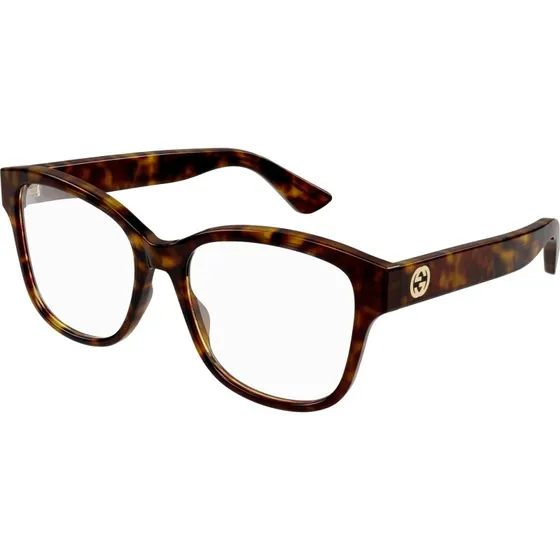 Gucci GG1340O 002 - Lunettes de vue carrées Havana