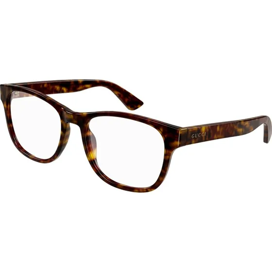 Gucci GG1344O 002 Montures Optiques Carrées Havane