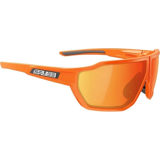 Salice 024 RW Lunettes de Soleil de Cyclisme Unisexe - Orange et Rouge