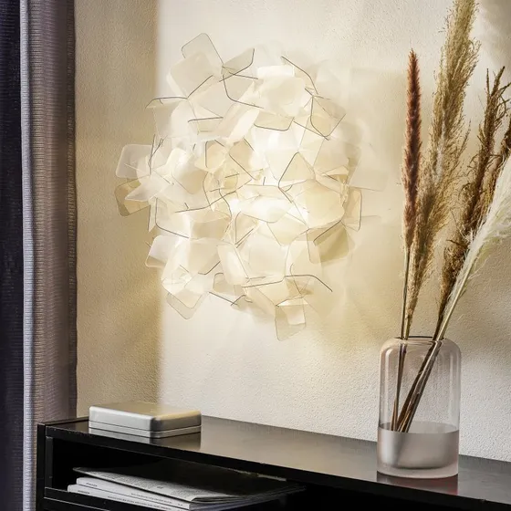 Slamp Clizia Applique et Plafonnier Designer - Gris Fumé