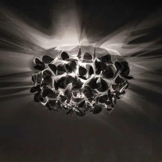Slamp Clizia Mama Non Mama Applique Murale Noire Ø53cm
