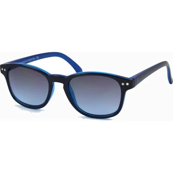 Benetton Junior BB591 03 Lunettes de Soleil Rondes Bleues