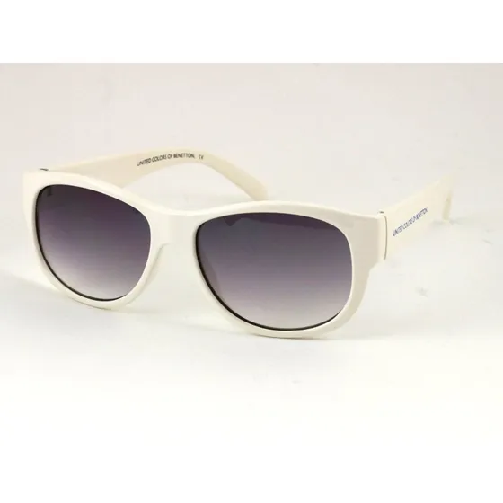 Benetton Junior BB592 02 Lunettes de Soleil Carrées Blanches