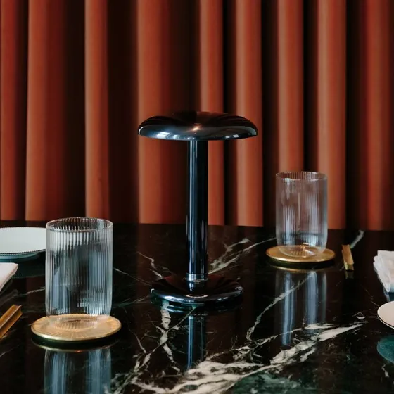 Flos Gustave Lampe de Table Portable Anthracite Mat